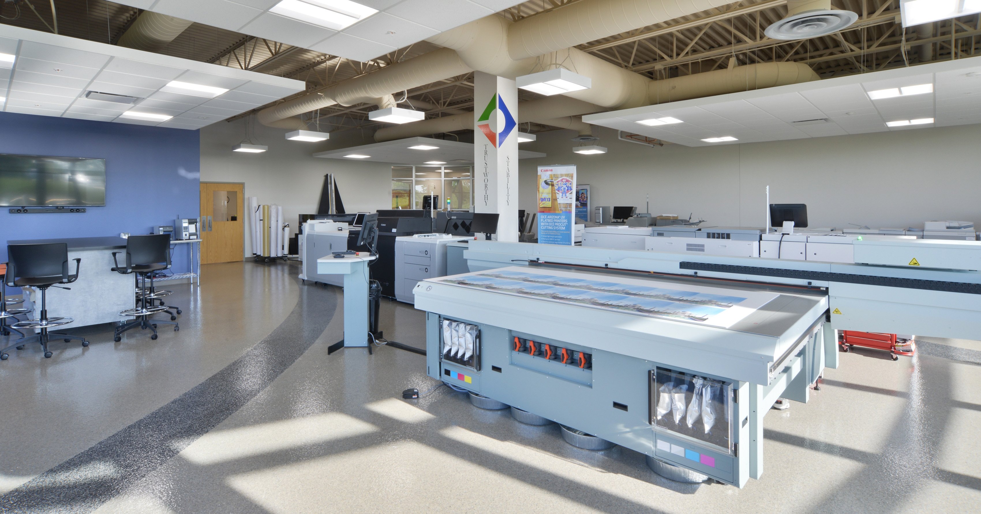 Production Print Showroom at EO Johnson Business Technologies Helps Customers Make the Right Call